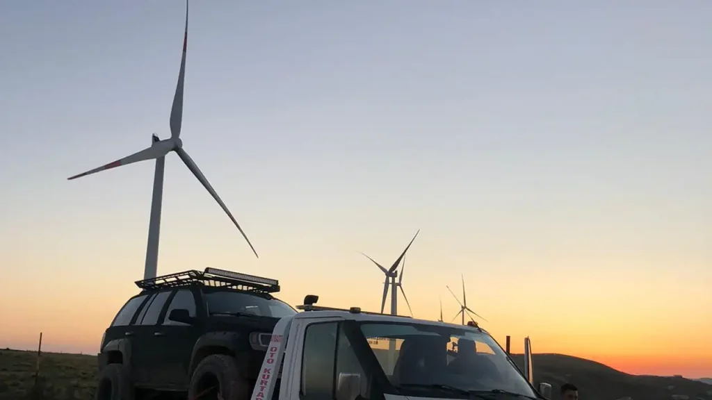 Aybastı Oto Kurtarma saha çalışması ve çekici hizmeti
